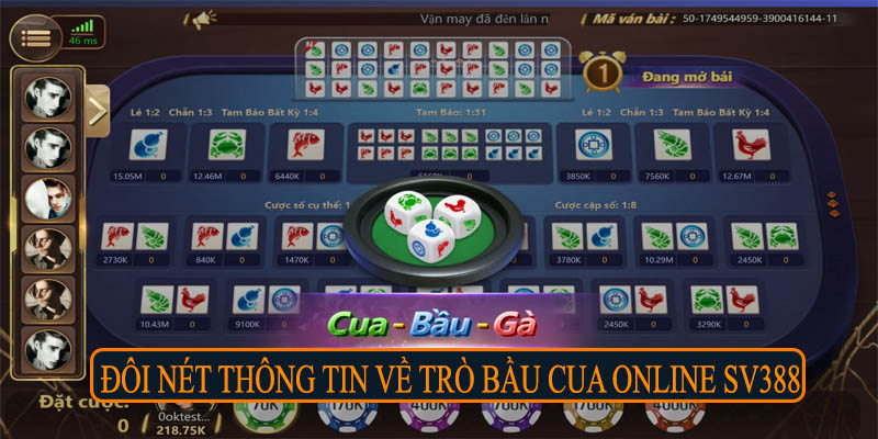 Đôi nét thông tin về trò bầu cua online SV388