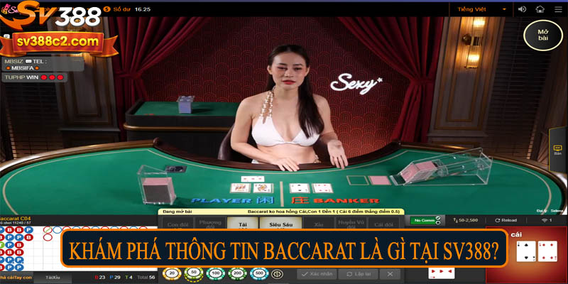 Khám phá thông tin Baccarat là gì tại SV388?