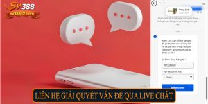 Liên hệ giải quyết vấn đề qua live chat